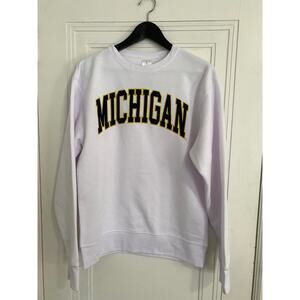 Michigan White Sweatshirt